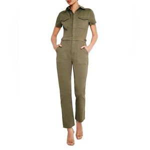 Good American Olive Jumpsuit